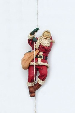Weihnachtsmann kletternd, Gre 180cm